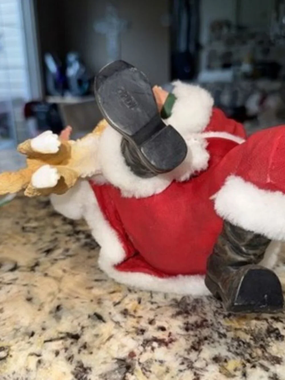 Possible Dreams Santa with Dog Figurine “Good Boy Santa”